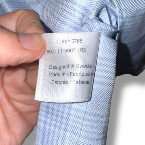 Stenstroms Glencheck Fitted Body Twofold Cotton Super Dress Shirt 17 XL - Picture 8 of 9